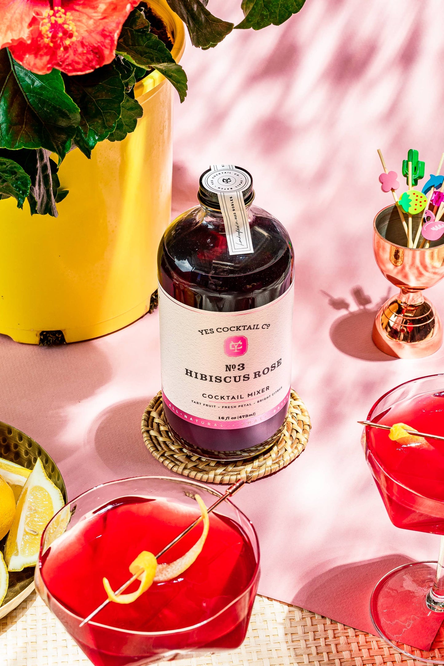 Hibiscus Rose Cocktail Mixer