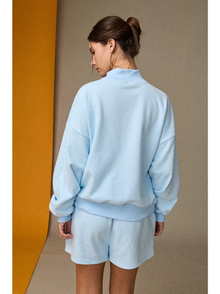 Day Off Mock Neck Set