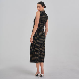 NYC Girl Polka dot mesh dress