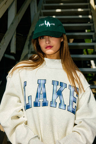 LAKE & MOUNTAIN Mock Neck Sweatshirt