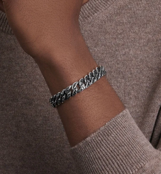 Maximize Chunky Curb Chain Bracelet- Waterproof Chain  PVD