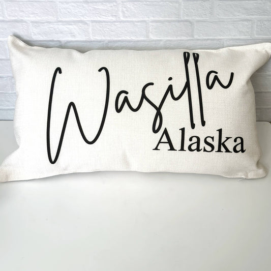 Custom City Throw Pillow - Any City and State