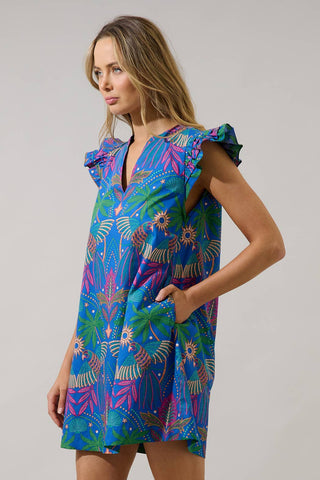 Evalyn Ruffle Mini Dress
