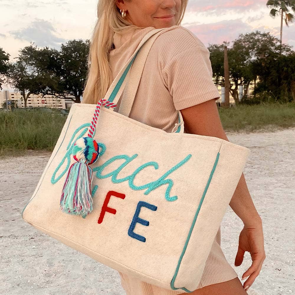 Beach Life Tote Beach Bag