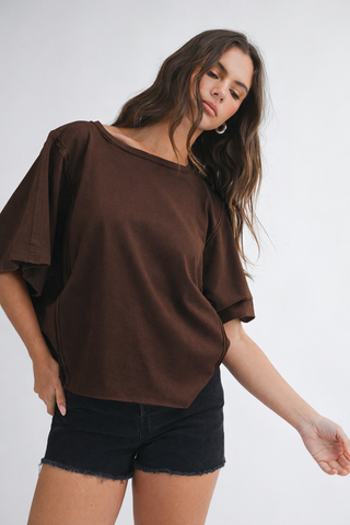 Dolman Short Sleeve Top