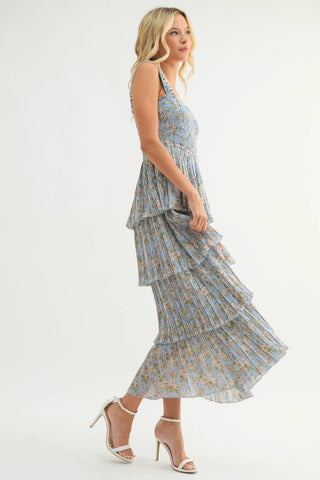 Romance Tiered Midi Dress