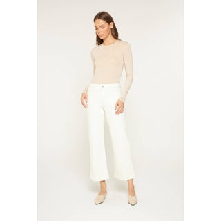 HIGH RISE CROPPED WIDE LEG WITH PATCH PKT