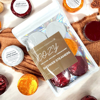 Cozy Shower Steamers 6 Pack - Made in USA 