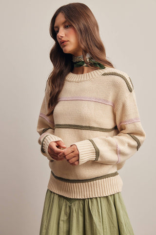 Cassie Stripe Sweater