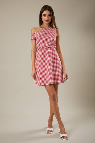 Holly Asymmetrical Mini Dress