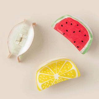 Summer Fruit Claw Clips