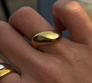 Wave Stacking Rings- Waterproof-PVD 14K gold or silver