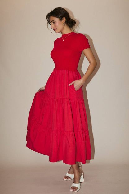 Modern Muse Mixed Tier Dress