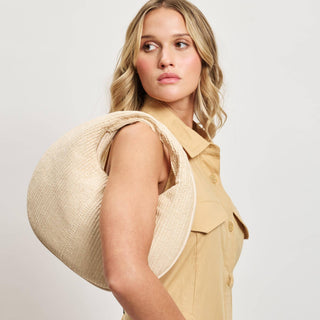 Farrah Straw Hobo