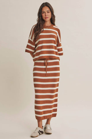 WEEKEND IN CANNES SWEATER SET