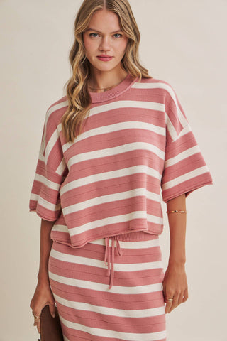 WEEKEND IN CANNES SWEATER SET