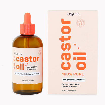 Castor Oil 100% Pure - For Hair, Skin, Nails, Lashes & Brows