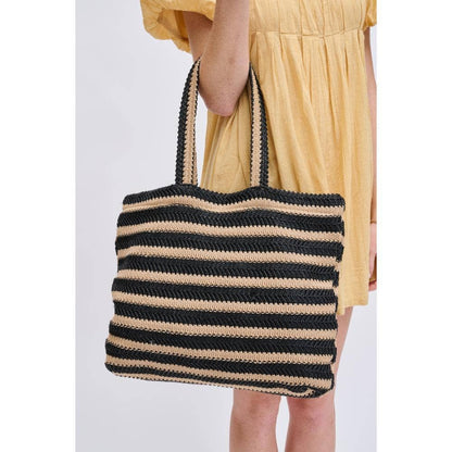 Ophelia Striped Beach Summer Tote