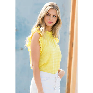 Sunny Days Ruffle Top