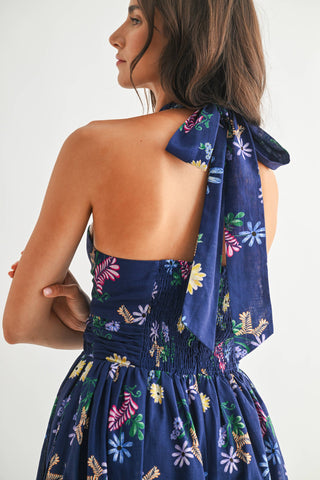 Blooming in Blue Dress