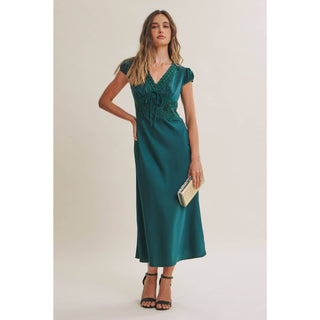 GRACEFUL DRAPE DRESS