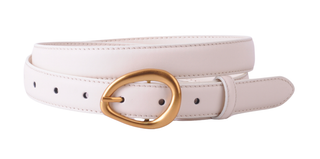 Asymmetrical Buckle Napa Leather Belt｜Everyday Essential