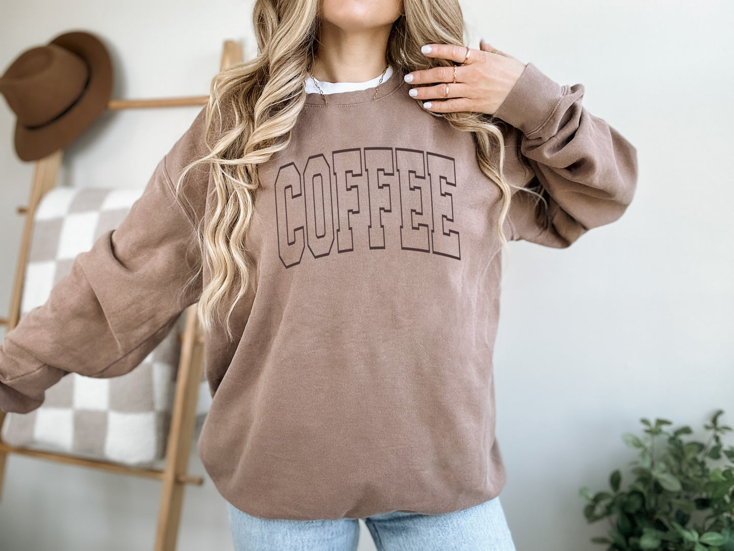 Coffee Comfort Colors Sweatshirt