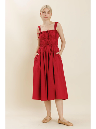 Classic Charm Midi Dress