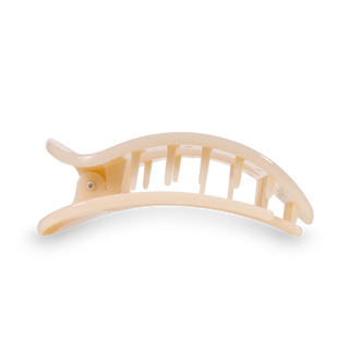 Round Flat Hair Clip | Medium | Almond Beige