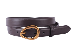 Asymmetrical Buckle Napa Leather Belt｜Everyday Essential