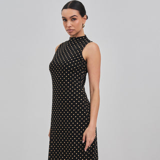 NYC Girl Polka dot mesh dress
