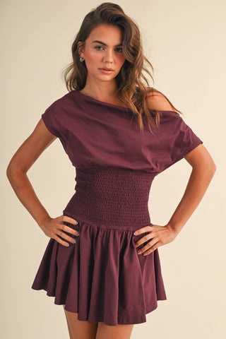 Flirty Girl Off Shoulder Dress