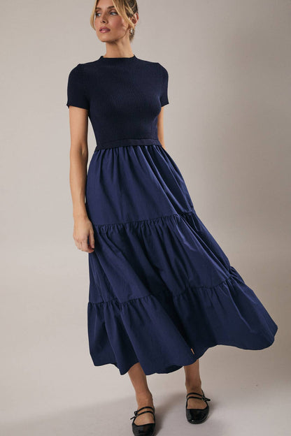 Modern Muse Mixed Tier Dress