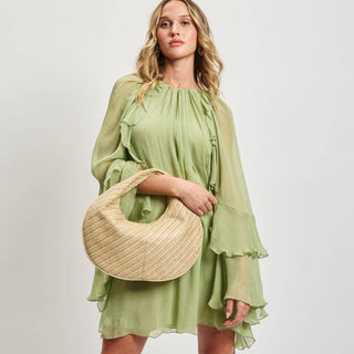 Farrah Straw Hobo