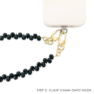 Teardrop Crystal Phone Strap