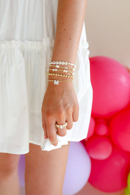 Coastal Pearl Bracelet in Gold