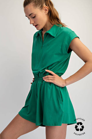 Butter Soft Quarter Zip Romper