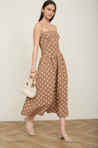 Latte Please Strapless Dress