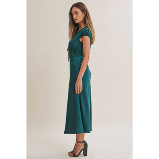 GRACEFUL DRAPE DRESS
