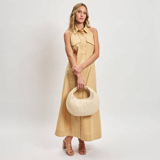 Farrah Straw Hobo