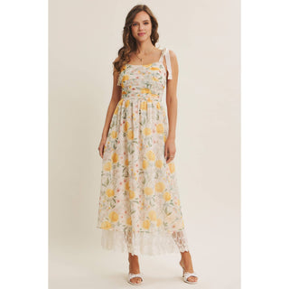 The Blossom Lace Midi
