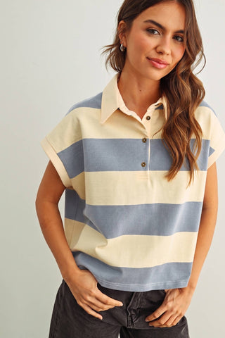 Fairway Stripe Polo