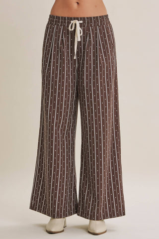 EVERYDAY POLKA DOT PINSTRIPE PANTS