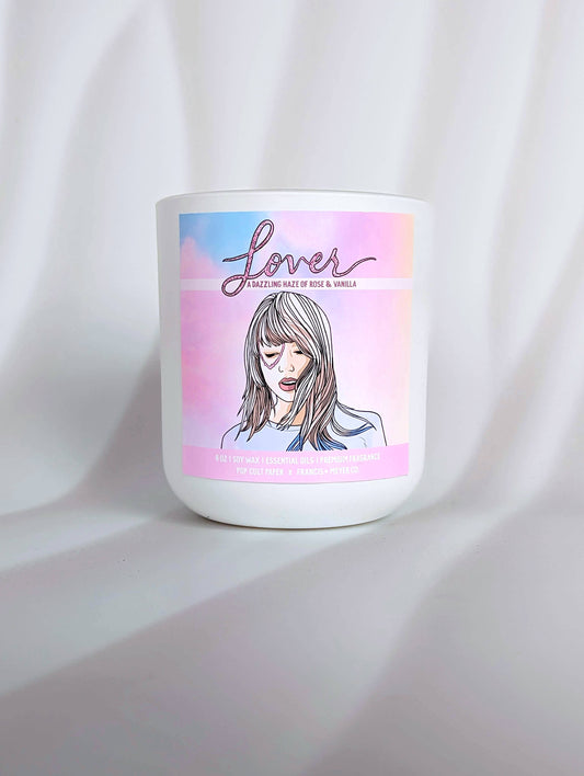 Lover Pop Culture Candle - Taylor Swift 8 oz Lavender Candle