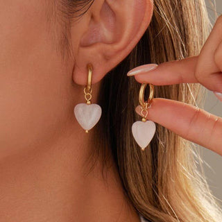 18K STAINLESS STEEL TARNISH FREE DROP EARRINGS