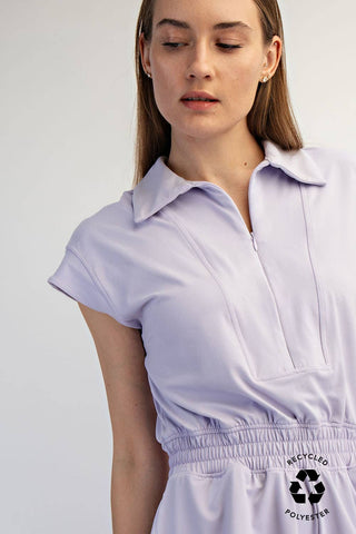 Butter Soft Quarter Zip Romper