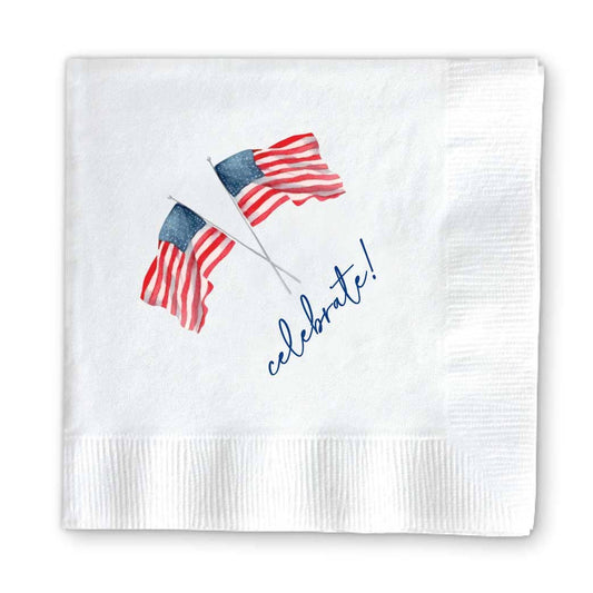 AMERICAN FLAGS NAPKINS