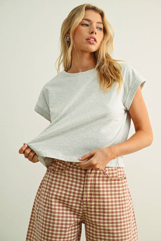 Blackout Crop Tee