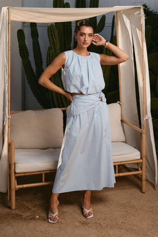 Starfish bubble top & skirt set