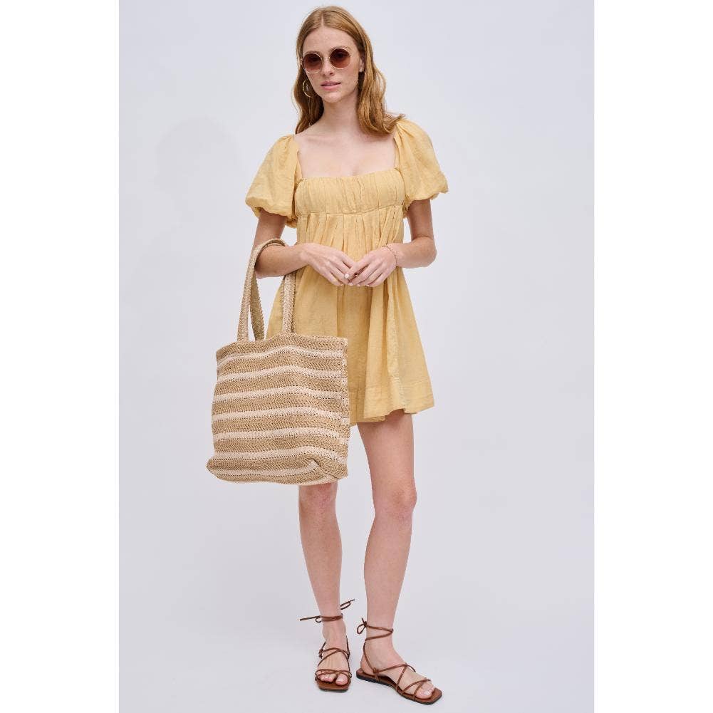 Ophelia Striped Beach Summer Tote